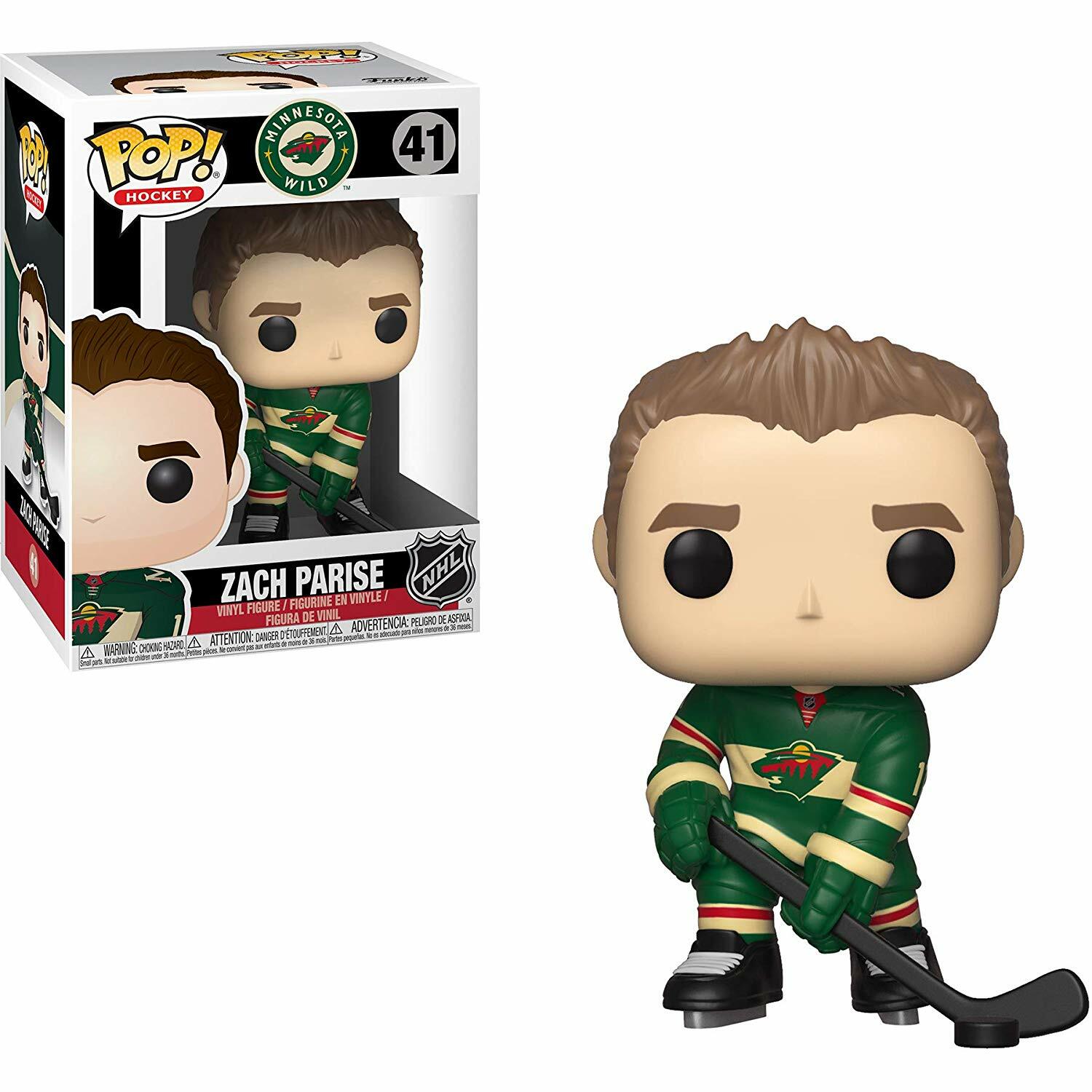 Pop! Nhl Hockey Wild Zach Parise #41 Vinyl Figure By Funko