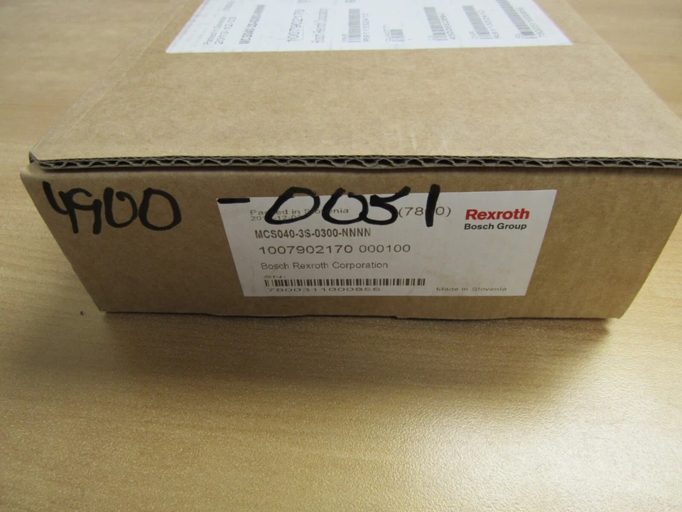 Bosch Rexroth MCS040-3S-0300-NNN "U" canal lineal imán pista 300 mm Foto 3 de 4