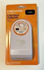 Fiskars 1.5" inch Label-shaped Punch - Cuts thick materials - NEW in pkg