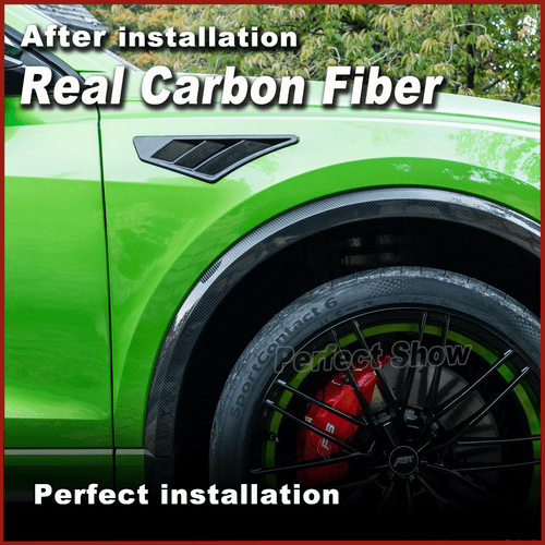 Guardabarros lateral de carbono para Audi Q8 SQ8 RSQ8 2019-2024 DRY Splitter Fender Vent - Imagen 2 de 11
