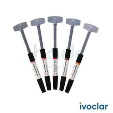 5 X Ivoclar Te Econom Plus Light Cure Composite Shades & Varaitions Dental