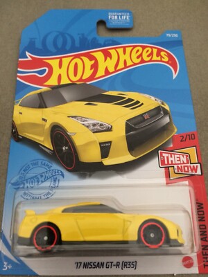 2021 Hot Wheels Then and Now Yellow '17 Nissan GTR (R35)-Free Ship! | eBay