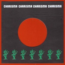 CHARISMA RECORDS - REPRODUCTION RECORD COMPANY SLEEVES - pack of 10 