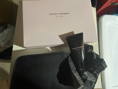 narciso rodriguez For Her With Leather Travel Bag