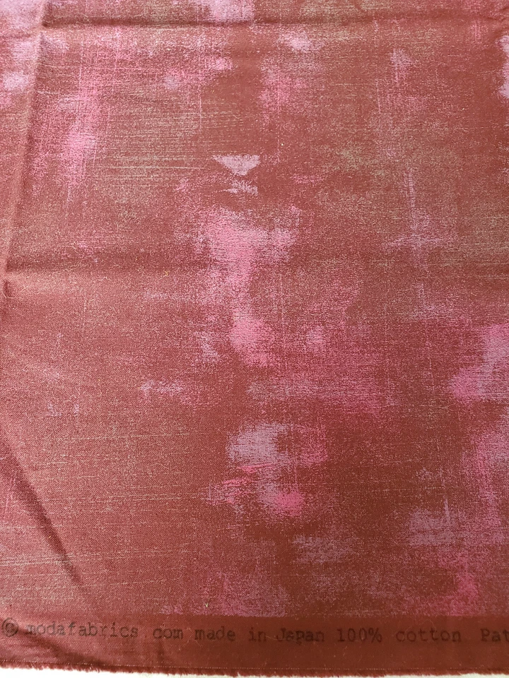 Moda BasicGrey Grunge Plum Purple 30150 Quilting Fabric BasicGrey 1 Yd - Image 3 of 4