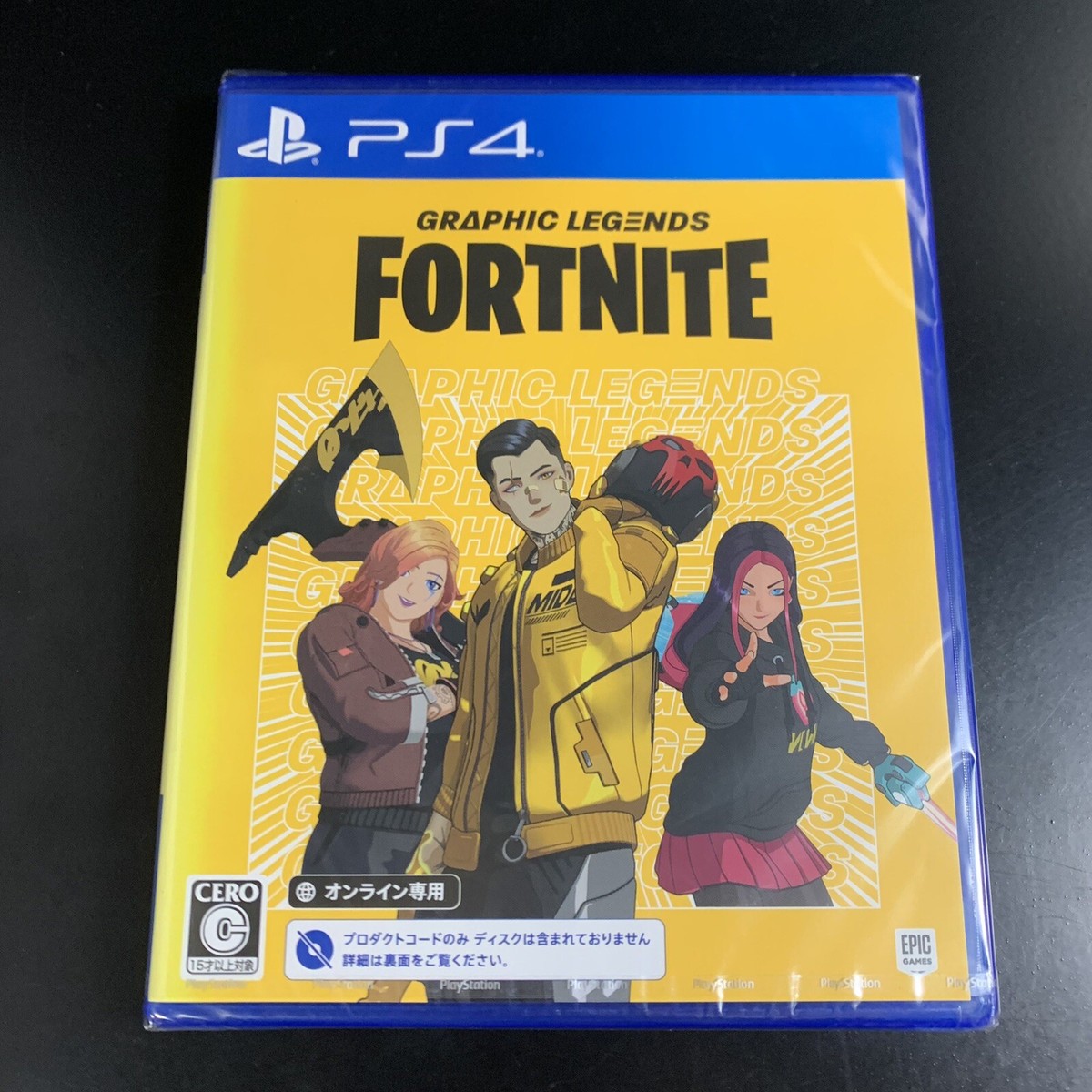 Unopened PS4 Fortnite Graphic Legends Pack Code in a Box Sony