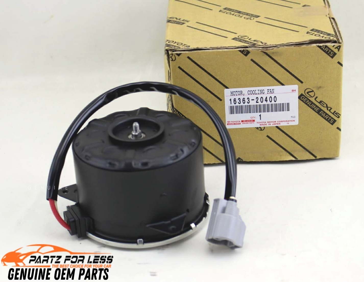 16363-20400 TOYOTA GENUINE MOTOR, COOLING FAN 1636320400 NEW OEM