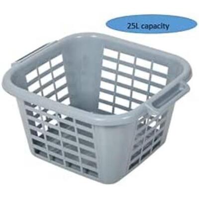 ADDIS ECO RANGE 24L QUADRATISCHER WÄSCHEKORB - Hellgrau