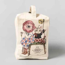 Yuko Higuchi Bag Pouch for Chikuma Boris Zakkaten 100% Cotton 20x15x8cm OOP NEW