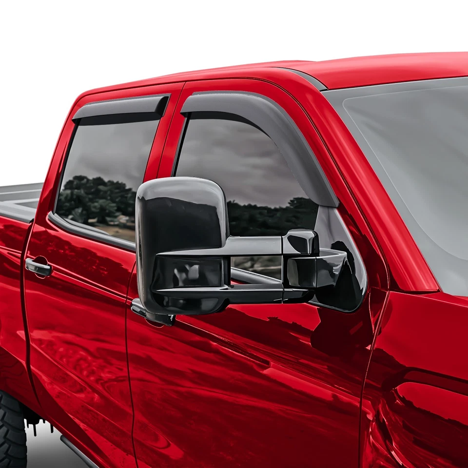 Защита от дождя вентиляционные козырьки козырек для GMC Sierra 2015-2019 годов выпуска с двойной кабиной - Изображение 3 из 4