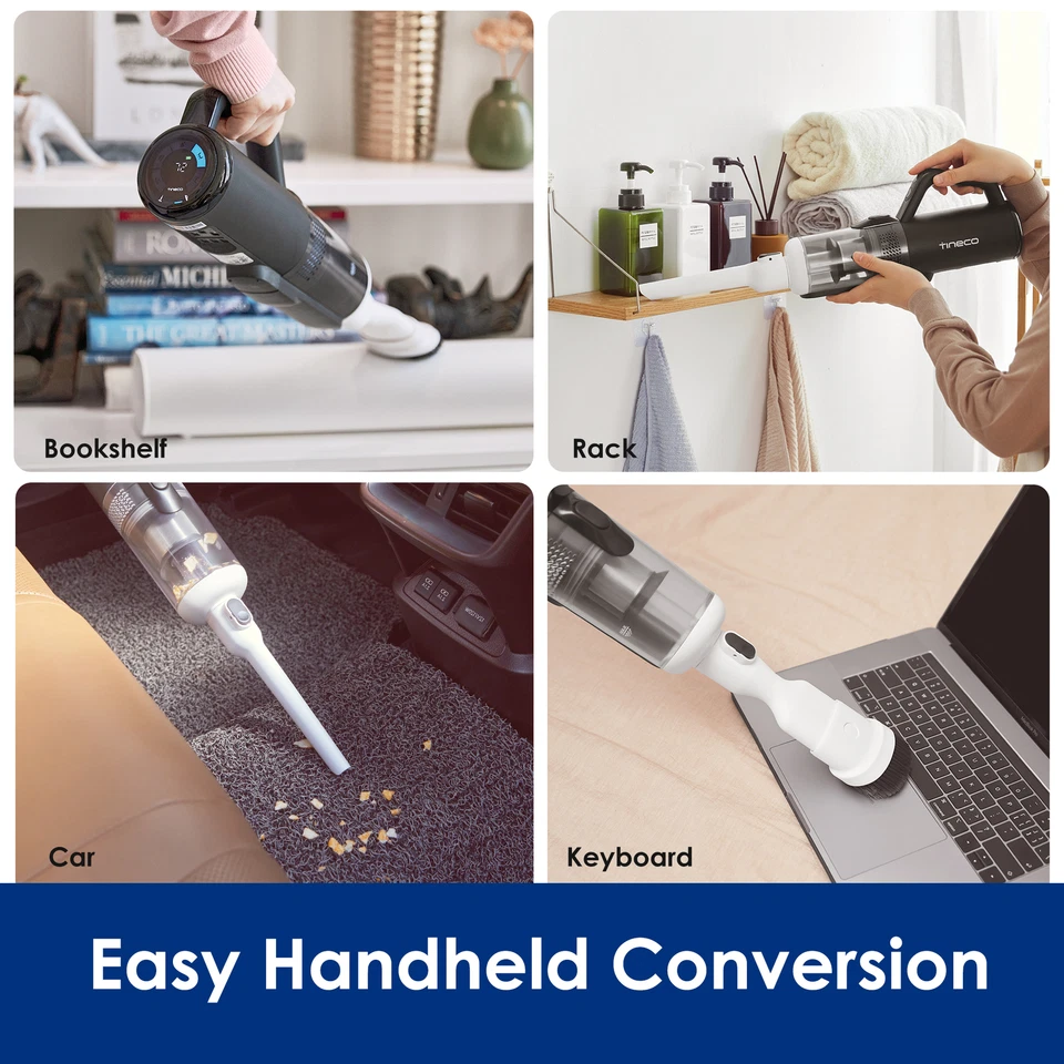 Tineco FLOOR ONE S5 COMBO 2 en 1 Aspiradora Inteligente Inalámbrica en Seco Húmedo Reacondicionada Foto 4 de 4