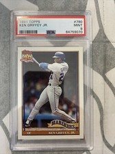 1991 TOPPS #790 KEN GRIFFEY JR PSA 9 MINT HOF SEATTLE MARINERS.