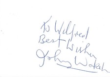 Johnny Wakelin "country" autograph signed 10x15 cm index card