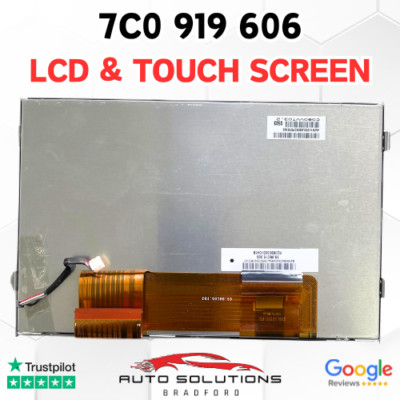 7C0919606 VW CRAFTER LCD DISPLAY TOUCH SCREEN RADIO MEDIA HEAD UNIT SAT NAV