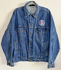 International Association Of Machinists And Aerospace Workers Denim Jacket Large