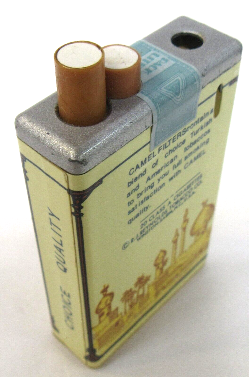ca. 1990 CAMEL CIGARETTES promotional Cigarette Lighter made in Korea xz