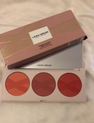 Laura Mercier Standing Ovation Cheek Palette Peach, Rose & Grapefruit NIB