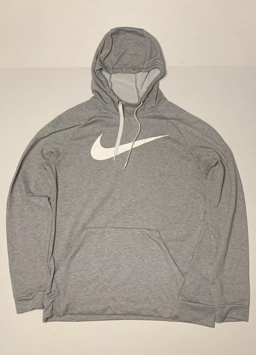 White dri top fit hoodie