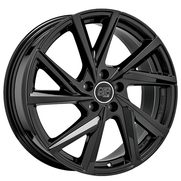 ALLOY WHEEL MSW MSW 80-5 FOR JAGUAR X-TYPE 6,5X16 5X108 GLOSS BLACK CS7