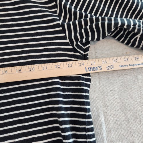 SouthPole Polo Shirt Mens XL Black White Striped Cotton Pullover Short Sleeve - Picture 8 of 12