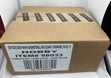 2019/20 PANINI CLEARLY DONRUSS BASKETBALL HOBBY 12-BOX CASE 🧀