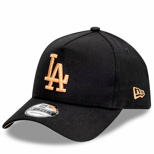 LA Dodgers Hat - Black \u0026 Light Bronze 