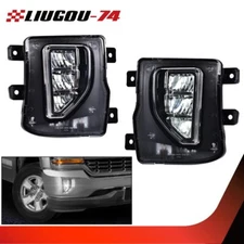 Fit For Chevy 2016-2018 Silverado 1500 Left Right Fog Light Driving Bumper Lamp