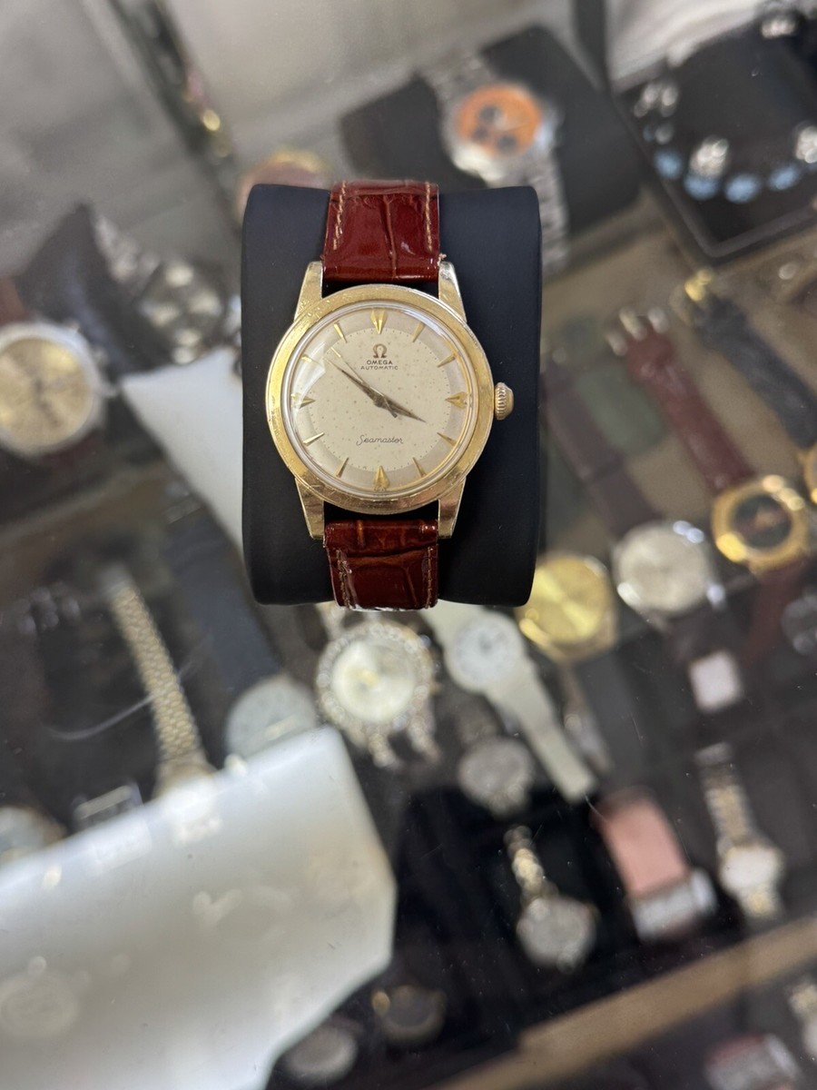 Men's 1958 OMEGA Seamaster Automatic Wristwatch Cal. 500 14K G.F.