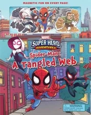 Marvel's Super Hero Adventures Spider-Man: A Tangled Web (Magnetic Har - GOOD
