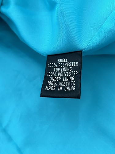 Adrianna Papell Boutique Fit & Flare Dress Teal Black Sequins Mesh Size 2 $250 - Picture 7 of 8