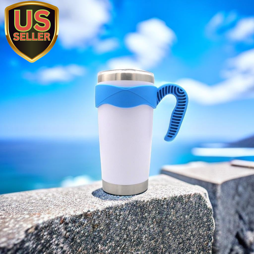 20 Oz Tumbler Handle, anti Slip Travel Mug Grip Cup Holder for Vacuum Insulated - Picture 5 of 7