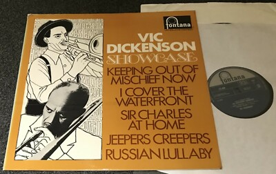 VIC DICKENSON-SHOWCASE VOL. 1-UK 1967 FONTANA VINYL LP-EDMOND HALL (EX/M-)