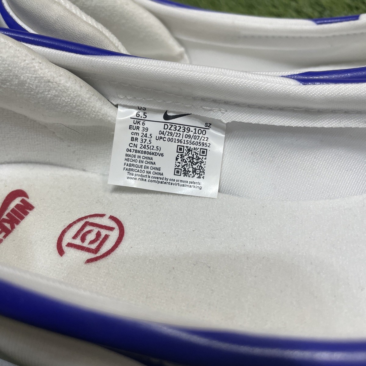 Nike Cortez SP x CLOT CLOTEZ Bottom Only Royal Red DZ3239 Nike Cortez SP x CLOT CLOTEZ Bottom Only Royal Red DZ3239