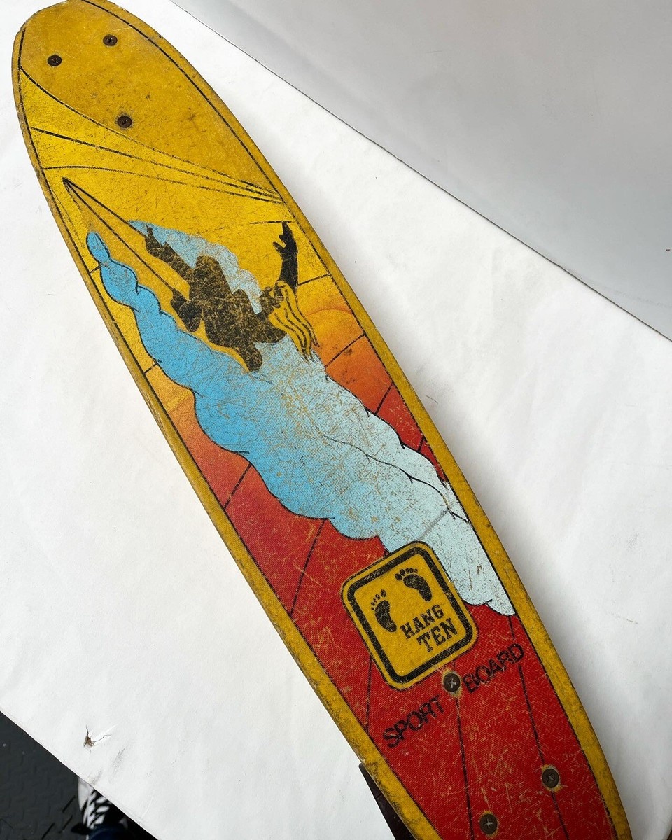 １９７０年代 HANG TEN グラスファイバー スケートボード レトロ 70's vintage Hang Ten Fiberglass Skateboard