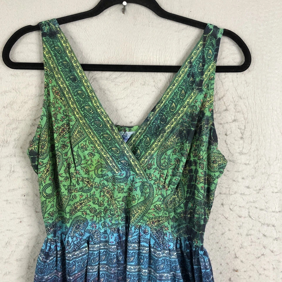 India Vestido Boutique Mujer Talla Única Colorido Tie Dye Babydoll Y2K Solero Playa Foto 2 de 4