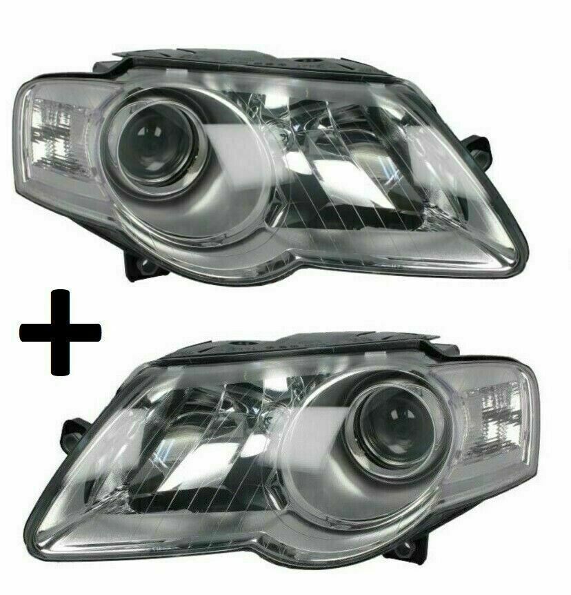 Phare avant électrique VW Passat B6 pour remplacer un bloc optique cassé ou opaque 05-10