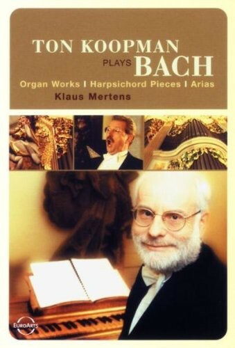 Koopman Ton / Mertens Klaus Plays Bach DVD New 880242503497