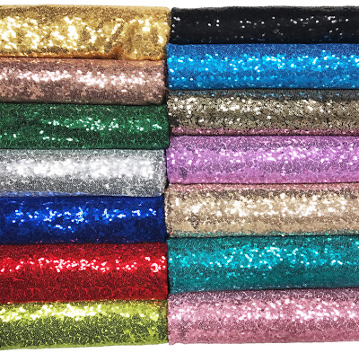 Paillettenstoff glänzend 3 mm Kunst Handwerk Brautkleid Glitzer Tischdecke Bling Material