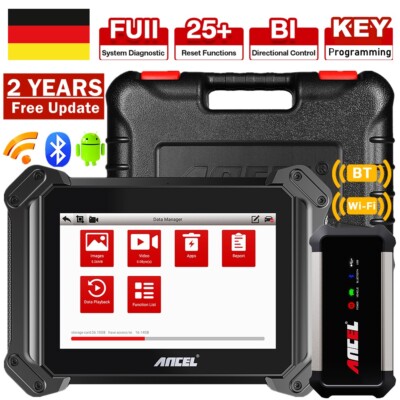 ANCEL V6 PRO Profi OBD2 Diagnosegerät Alle System 25+Reset Aktive Test IMMO Keys