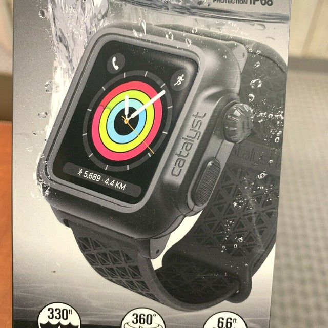 Catalyst Waterproof Case for 42mm Apple Watch Series 3 Black Sport Band for sale online | eBay