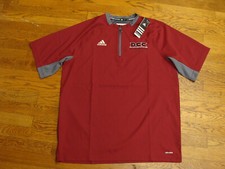 Dallas Christian College Athletics New Adidas Fielder's Choice 1/4 Zip Shirt L