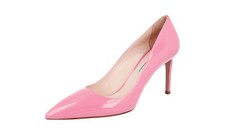 PRADA Patent Leather Pumps Pointed Begonia Pink NEW -  US 9.5 EU 39,5 40 UK 6.5