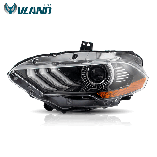 Conjunto completo de faros LED VLAND para Ford Mustang 2018-2022 par proyector - Imagen 3 de 17