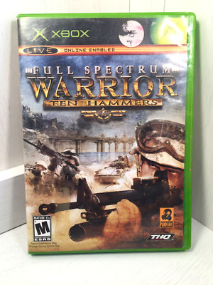Full Spectrum Warrior: Ten Hammers (Microsoft Xbox, 2006) with manual