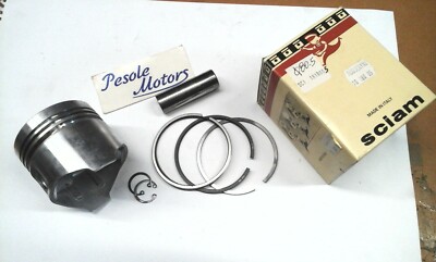 Piston pour Piaggio Ciao, Bravo, Boxer, Si - 38,2 mm, axe de piston