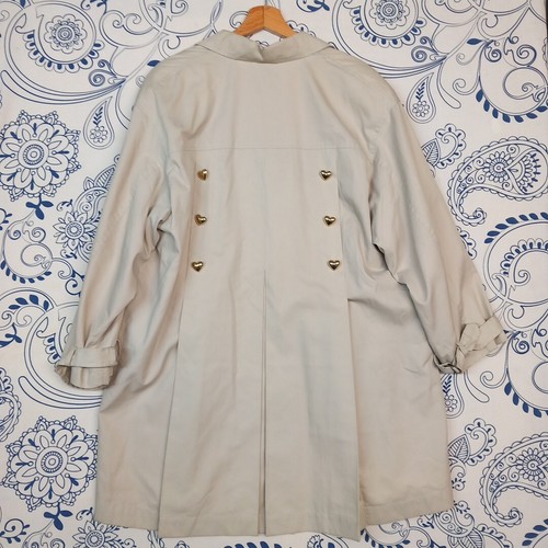 RARISSIMO TRENCH DONNA NIXMAR LANCETTI LOVE BUTTONS TG 42 VINTAGE MADE IN ITALY - Foto 19 di 23