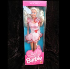 NEW 1992 VINTAGE, by MATTEL 3161, BARBIE RED ROMANCE SPECIAL EDITION BLONDE