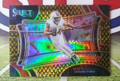 JEROME FORD 2023 Panini Select Field Level Gold Dragon Scale #/10 SSP BROWNS