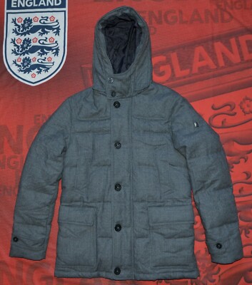 MARINA YACHTING MAN GREY QUILTED DOWN PADDED JACKET SIZE 48