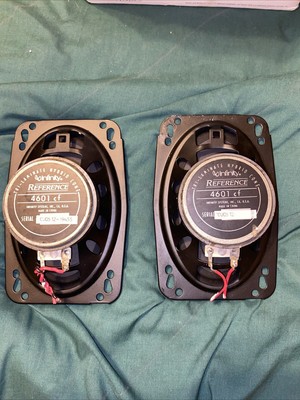 Infinity Reference 4601 CF 2-Way Car Speakers Good Condition